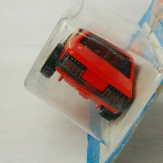 Hot Wheels The Hot Ones 1979,  1981 Turbo Mustang Red In Blister.  Hong Kong. 4