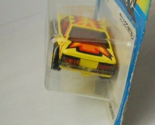 Hot Wheels 1979,  1980 The Hot Ones Turbo Mustang Yellow In Blister,  Hong Kong 6