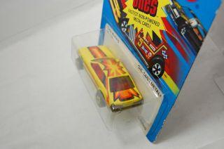 Hot Wheels 1979,  1980 The Hot Ones Turbo Mustang Yellow In Blister,  Hong Kong 7