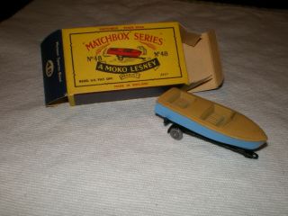 Matchbox 48 Meteor Boat & Trailer