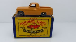 Matchbox Lesney Moko 50 Commer Pick Up Mk V111 Van Lorry Diecast Toy Car Mib