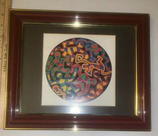 Keith Haring Untitled 1989 Framed Poster Print Framed Circle Of Life