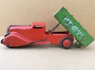 Marx Wyandotte Pressed Steel Dump Truck Lumar Coal Co.  Truck Antique Toy Truck 2