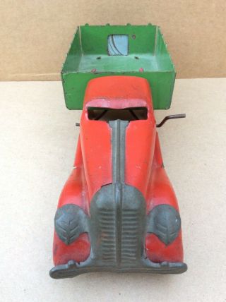 Marx Wyandotte Pressed Steel Dump Truck Lumar Coal Co.  Truck Antique Toy Truck 7