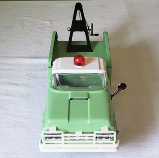 Early Buddy L Toys Ford Cab TOW TRUCK w/BEACON LIGHT 60 ' s V RARE RESTORED 3