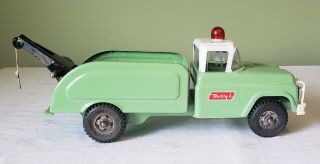 Early Buddy L Toys Ford Cab TOW TRUCK w/BEACON LIGHT 60 ' s V RARE RESTORED 4