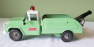 Early Buddy L Toys Ford Cab TOW TRUCK w/BEACON LIGHT 60 ' s V RARE RESTORED 5