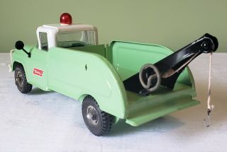Early Buddy L Toys Ford Cab TOW TRUCK w/BEACON LIGHT 60 ' s V RARE RESTORED 6