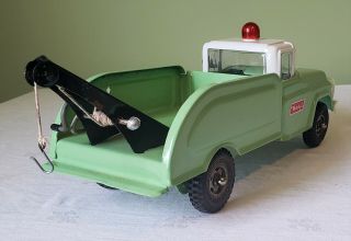 Early Buddy L Toys Ford Cab TOW TRUCK w/BEACON LIGHT 60 ' s V RARE RESTORED 7