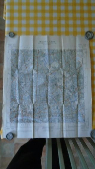 Ordnance Survey Map 2.  5 " Tq38 Hackney 1958 Stepney Poplar Leyton Tottenham W Ham