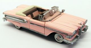 Franklin 1/43 Scale Model Car B11kc71 - 1958 Edsel Citation - Pink