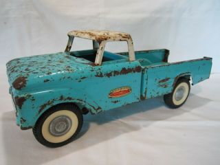 Vintage Collectible Nylint Ford F - 100 Twin I - Beam 250 Camper Metal Pick - Up Truck