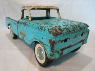 Vintage Collectible NYLINT Ford F - 100 Twin I - Beam 250 Camper Metal Pick - Up Truck 7