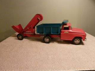 Tonka 1960 ' s Dump Truck With Sand Loader Combo Pressed Steel 6