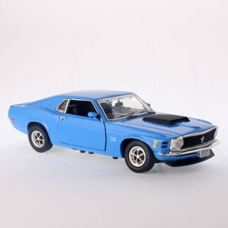 1970 Blue Ford Mustang Boss 429 American Classic 1:18 Scale Die - Cast Model Car