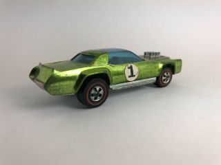 Hot Wheels - 1971 Sugar Caddy Redline - Light Green Rare - 1/64 3