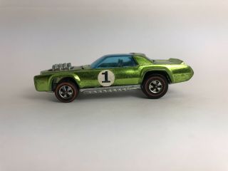 Hot Wheels - 1971 Sugar Caddy Redline - Light Green Rare - 1/64 4