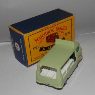 1960s.  matchbox.  LESNEY,  21 Milk Delivery Truck In C type Box. 8