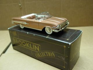Brooklin Models Heavy Medal 1:43 Scale Brk 61 1960 Chevrolet Impala Convertible