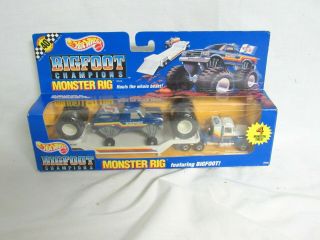 Hot Wheels Big Foot Monster Rig T/t - Old Stock - - 1991 - -