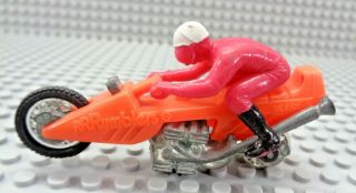 Hot Wheels rrRumblers Straight Away Orange Mattel Mexico 1971 Pink Rider 2