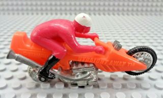 Hot Wheels rrRumblers Straight Away Orange Mattel Mexico 1971 Pink Rider 5