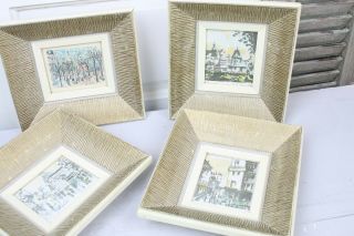 Mid Century Modern Framed Prints Artwork Parisian Elmo Gideon 