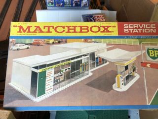 Vintage Lesney Matchbox Mg - 1 Service Station