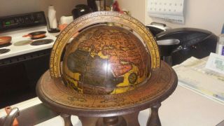 Vintage Zodiac Astrology Desktop Globe Made In Italy Old World Style World Globe 3
