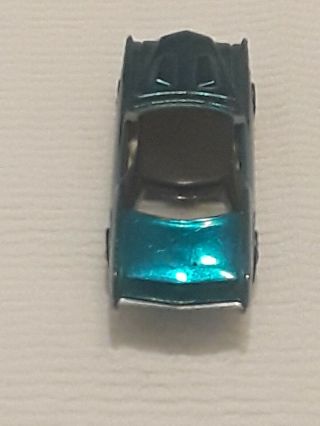 1968 HOT WHEELS REDLINE AQUA CUSTOM El Dorado US White Interior - ERROR 4