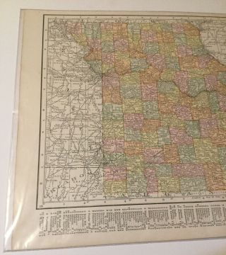 1914 Atlas Of The World Map Of Missouri 3