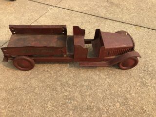 Vintage 1920’s Buddy L Keystone Steelcraft Toy Fire Truck Pressed Steel