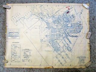 1965 Detailed Map Of San Francisco Hunters Point Naval Shipyard