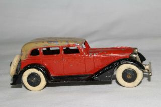 Tootsietoy 1930 ' s Graham Convertible Sedan,  Red & Black 4