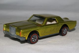 Hot Wheels Redline Custom Lincoln Continental Mark Iii,  Metallic Yellow,