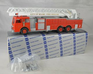 Conrad 5509 " Miami " E - One Ladder Fire Truck 11 " Long W Germany N