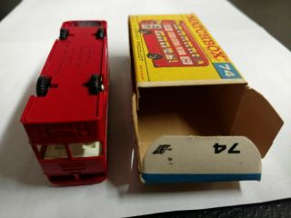 Old Matchbox Lesney 74 Daimler Bus MIB Old Store Stock Perfect Cond 3