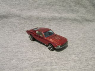 Hot Wheels All Redline Custom Mustang,  Red,  White Interior,  H.  K.