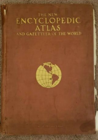 The Encyclopedic Atlas And Gazetteer Of The World 1907 (w/ Railroad Maps)