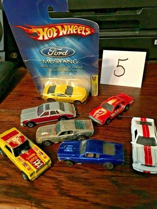 Red Line Mustangs Hot Wheels,  And Other Collectible Cars