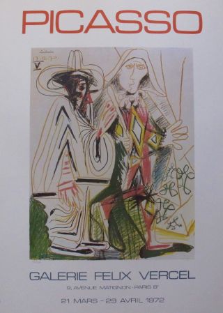 Pablo Picasso Galerie Felix Vercel 1972 Plate Signed Limited Edition Lithograph