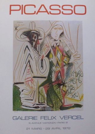 Pablo Picasso GALERIE FELIX VERCEL 1972 Plate Signed Limited Edition Lithograph 2