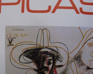 Pablo Picasso GALERIE FELIX VERCEL 1972 Plate Signed Limited Edition Lithograph 3