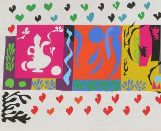HENRI MATISSE JUIN 1950 ABSTRACT ONE THOUSAND AND ONE NIGHTS PRINT 1974 PACE 2