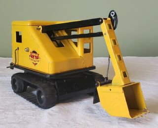 Marx Toys Caterpillar Lumar Contractors Steam Shovel Truck 50 