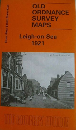 Old Ordnance Survey Maps Leigh On Sea Essex 1921 Godfrey Edition
