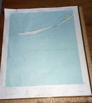 Ship Island Ms 1950 Usgs Topographical Geological Quadrangle Topo Map