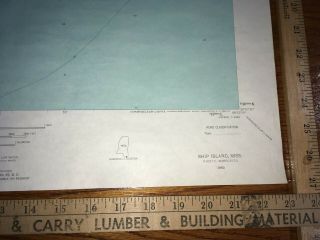 Ship Island MS 1950 USGS Topographical Geological Quadrangle Topo Map 5