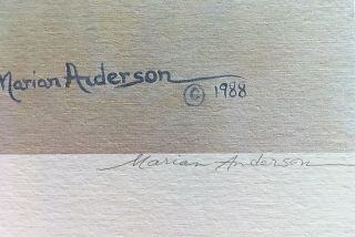 Marian Anderson Spirit of the Pipe Limited Edition Hand Signed Numbered 575/750 2