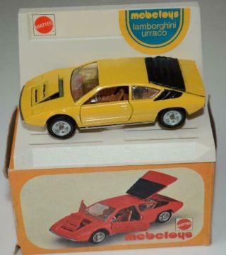 Mattel / Mebetoys 1:43 - Lamborghini Urraco - Yellow A47 -